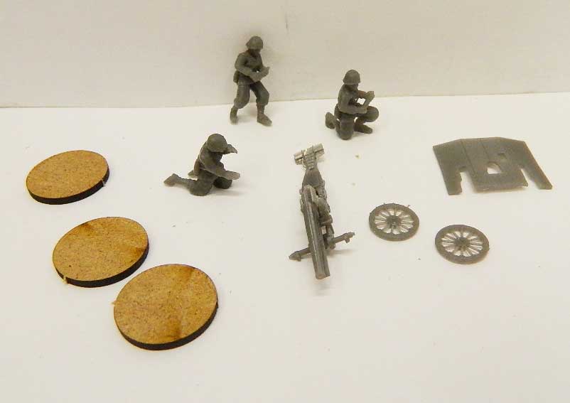 026 MAR.DAV NOT PAINTED CANNONE 65/17 WWII 1/72