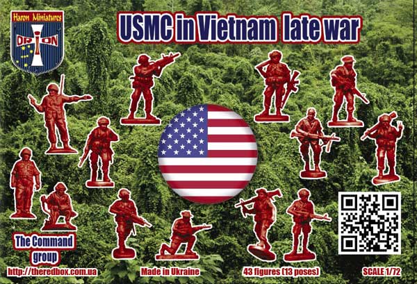 ORION 72072 USMC In Vietnam (Late War) 1/72