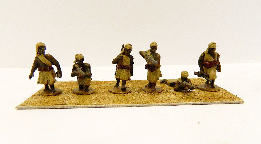 ITALCOL70 EWM 1/72 6 SOMALIAN DUBATS Italian Army 1935 to 1943 / Italian Colonia