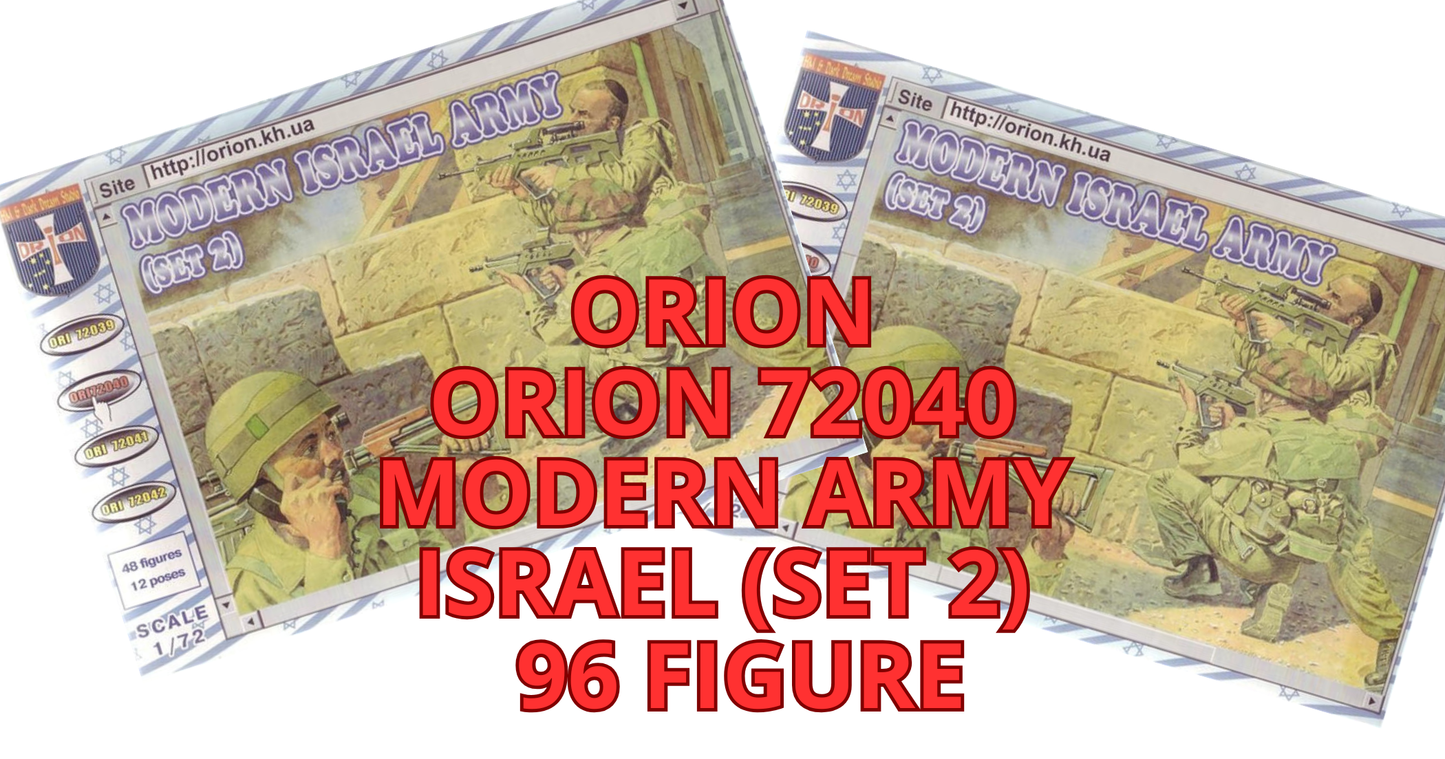 Gr019n ORION OFFERTA 72040 Modern Army Israel (set 2) 96 figure