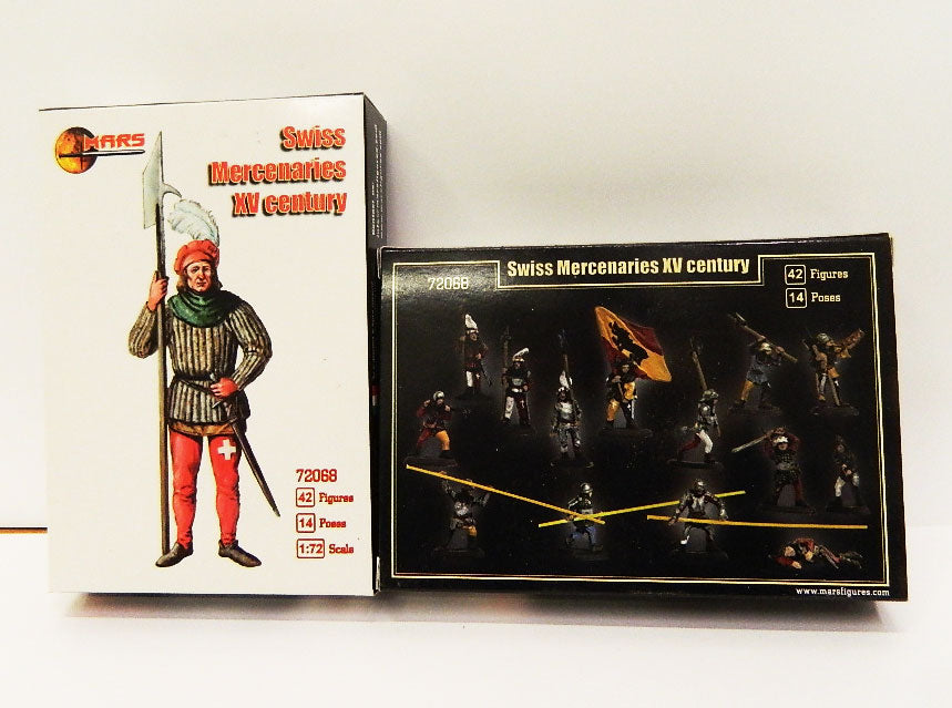 Gruppo G24 2 SCATOLE MARS 72068 Swiss Mercenaries (XVI Century) SCALA 1/72