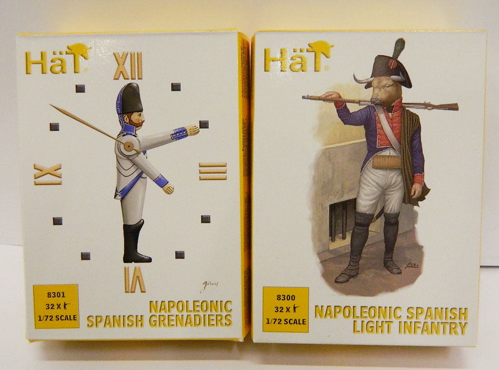 GR08_2025 HAT INDUSTRIES NAPOLEONIC SPANISH ARMY SCALA 1/72