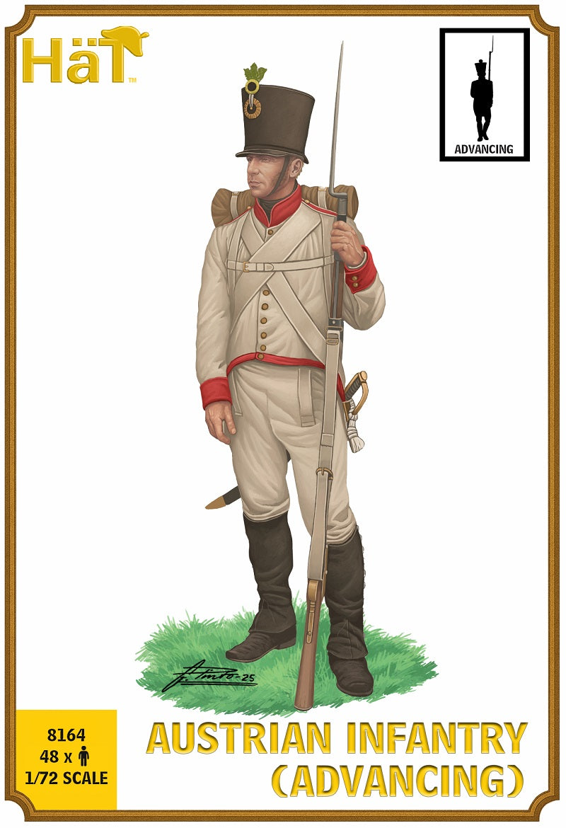 HAT 8164 Napoleonic Austrians Advancing A1047NR batch release code. 1/72