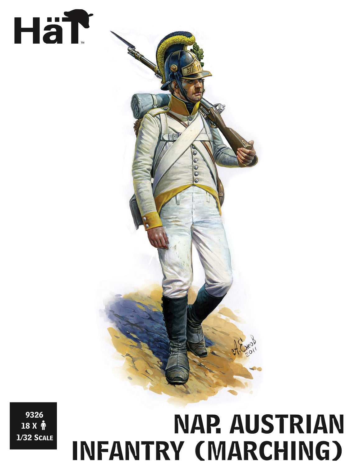 HAT 9326 1/32 Napoleonic Austrian Marching