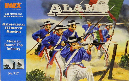 717 IMEX ALAMO  Mexican Round Top Infantry 1/32