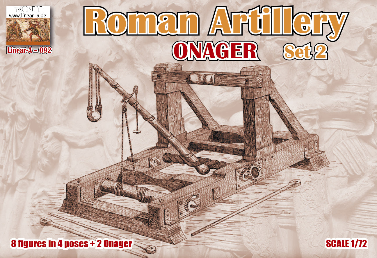 092 LINEAR Roman Artillery Set 2 ONAGER 1/72