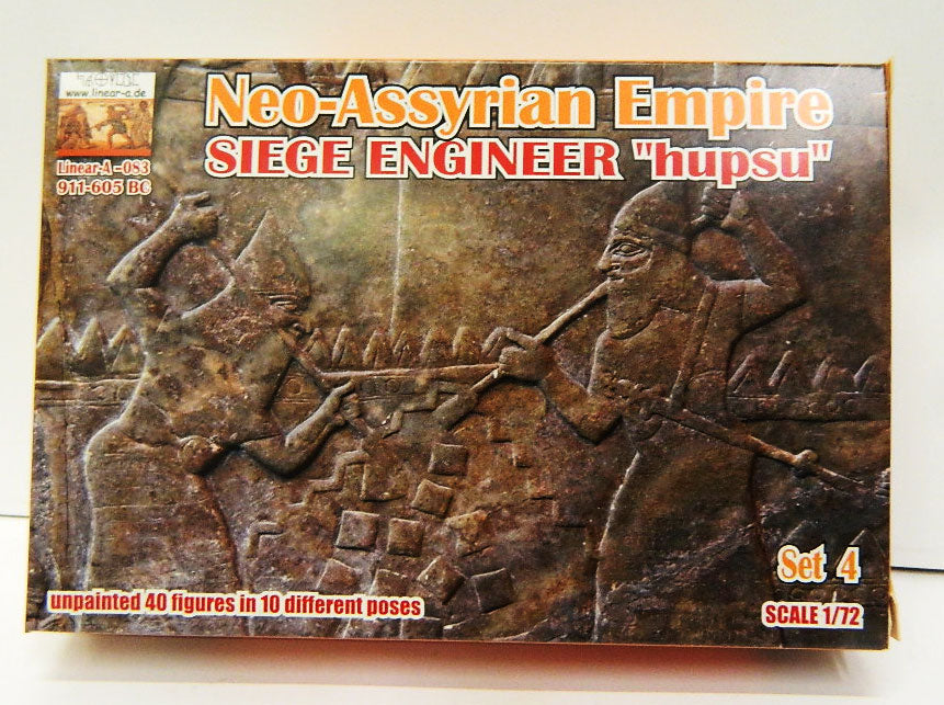 083 LINEAR NEO ASSYRIAN EMPIRE SIEGE ENGINEER "HUPSU" SCALA 1/72