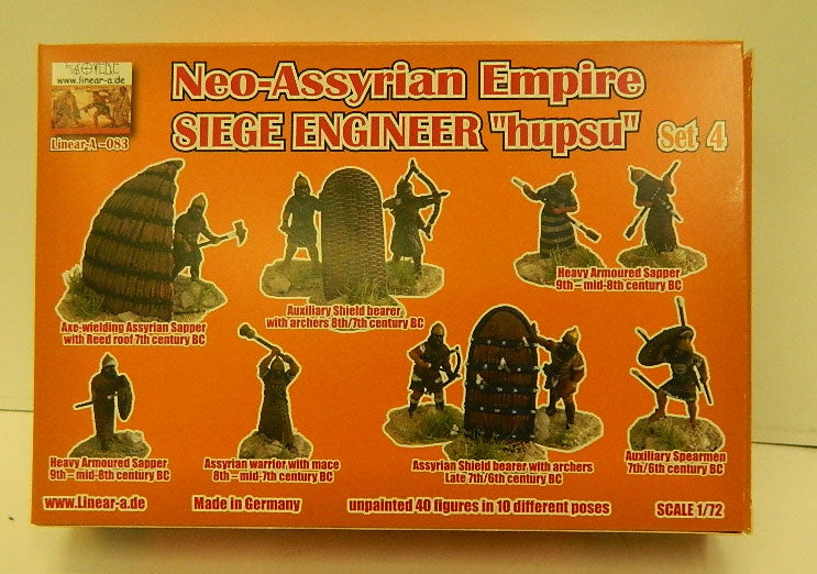 083 LINEAR NEO ASSYRIAN EMPIRE SIEGE ENGINEER "HUPSU" SCALA 1/72