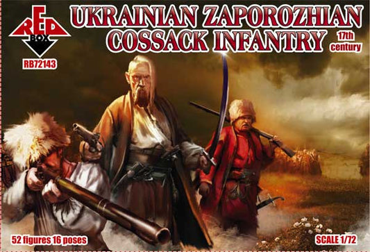 REDBOX 72143 Ukrainian Zaporozhian Cossacks infantry. 17th century