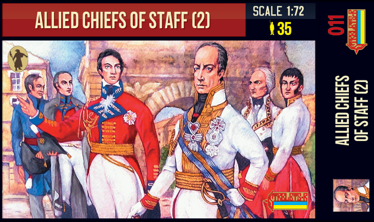 011 STRELETS RE-RELEASED!!! Allied Chiefs of Staff set 2 1/72 .