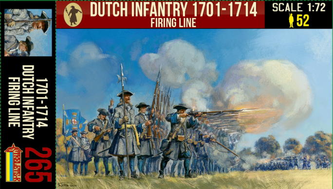 0265 STRELETS Dutch Infantry Firing Lines Spanish Succession War era 1/72
