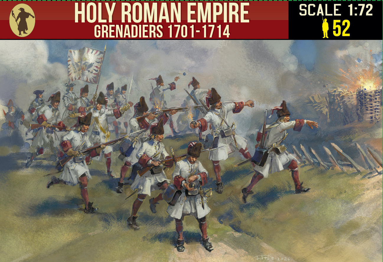 0269 STRELETS Holy Roman Empire Grenadiers 1701-1714 1/72