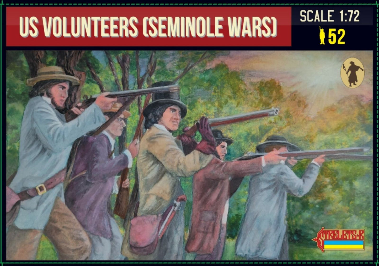 M161 STRELETS US Volunteers (Seminole Wars) SCALA 1/72