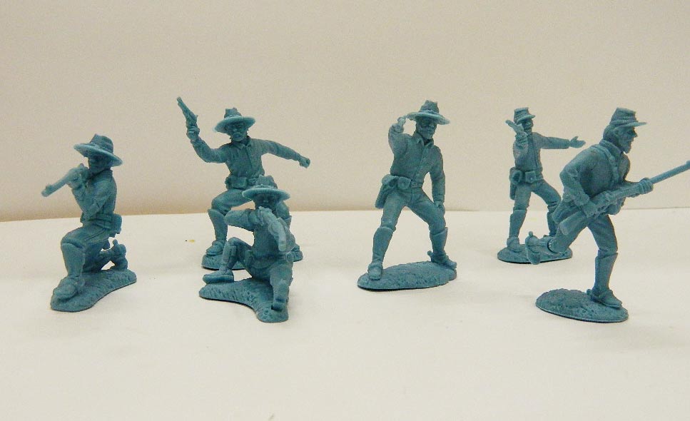 TSSD SET15C DISMOUNTED CAVALRY BLUE - 1/32 scale