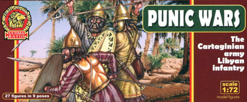 UR021 ULTIMA RATIO 1/72 Carthaginian Army - Libyan Infantry