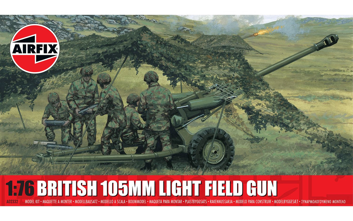 A02332 AIRFIX 1/72 British 105mm Light Field Gun