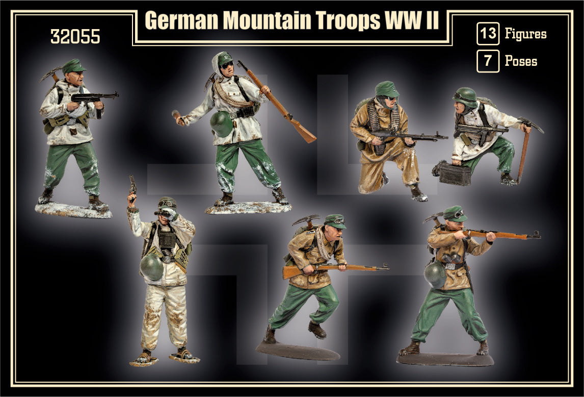 32055 MARS 1/32 German mountain Troops WWII