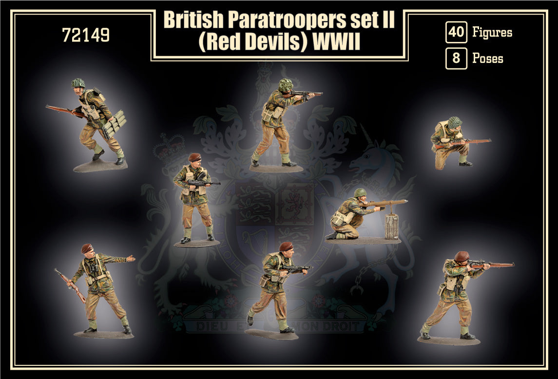 72149 MARS 1/72 British Paratroopers set, figure set II (WWII)