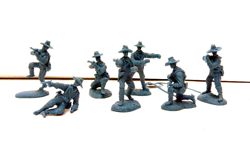 PARAGON SET 3 1/32 U.S. Cavalry Dismounted