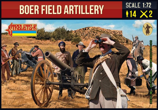 0224 STRELETS Boer Field Artillery Anglo-Boer War 1/72