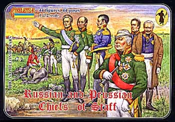 0002 STRELETS 1/72 STAFF RUSSO PRUSSIANO 1813