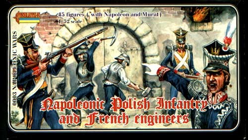 0003 STRELETS 1/72 NAPOLEONIC POLISH INFANTRY