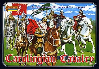 0008 STRELETS 1/72 CAVALLERIA CAROLINGIA