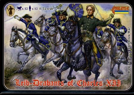 0044 STRELETS 1/72 CAVALLERIA SVEDESE (DRABANS) DI CARLO X