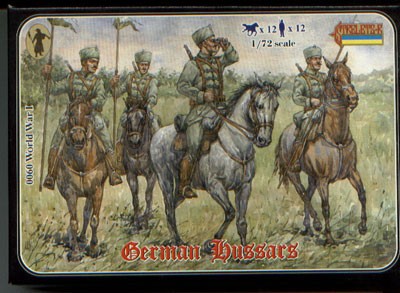 0060 STRELETS 1/72 GERMAN HUSSARS WWI
