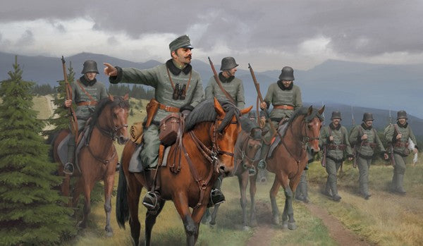 0074 STRELETS 1/72 Austro-Hungarian Honved Cavalry WWI