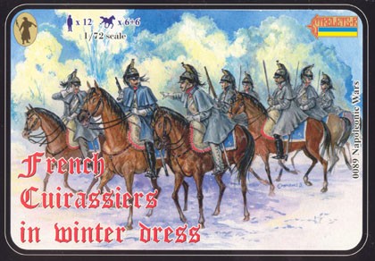 0089 STRELETS 1/72 French Cuirassiers in Winter Dress
