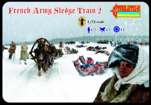 0134 STRELETS 1/72 French Army Sledge Train 2