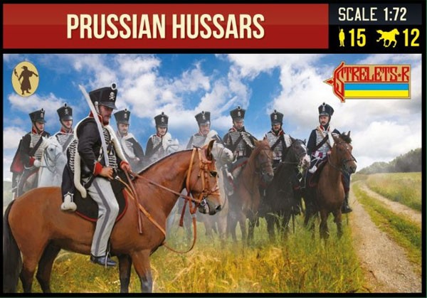 0155 STRELETS 1/72 Prussian Hussars Napoleonic
