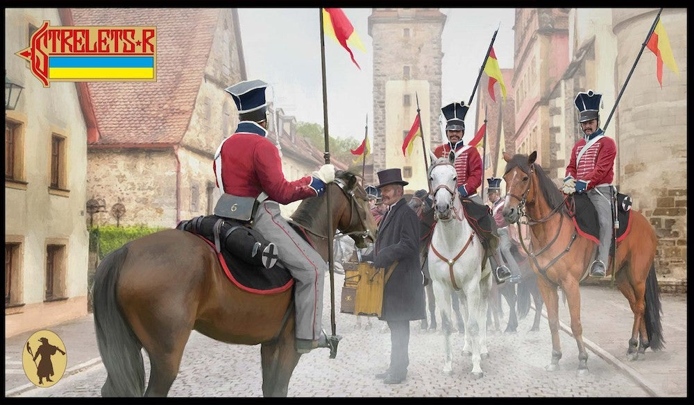 0161 STRELETS 1/72 Prussian the 7th Uhlans Napoleonic