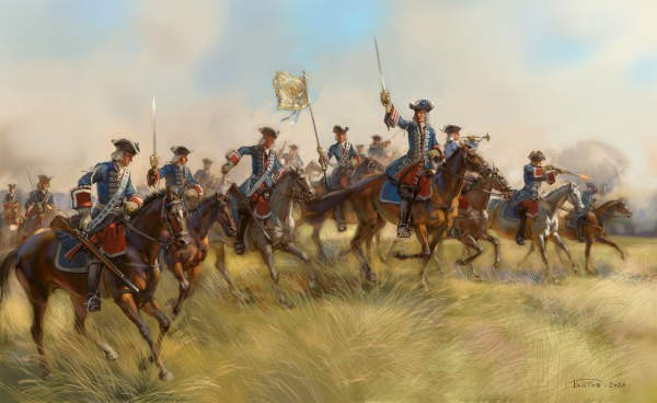 0240 STRELETS 1/72 Garde du Corps War of the Spanish Succession