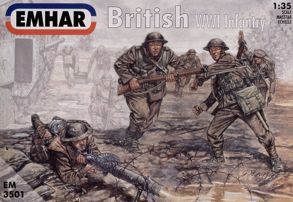 03501 EMHAR 1/32 FANTERIA INGLESE WWI
