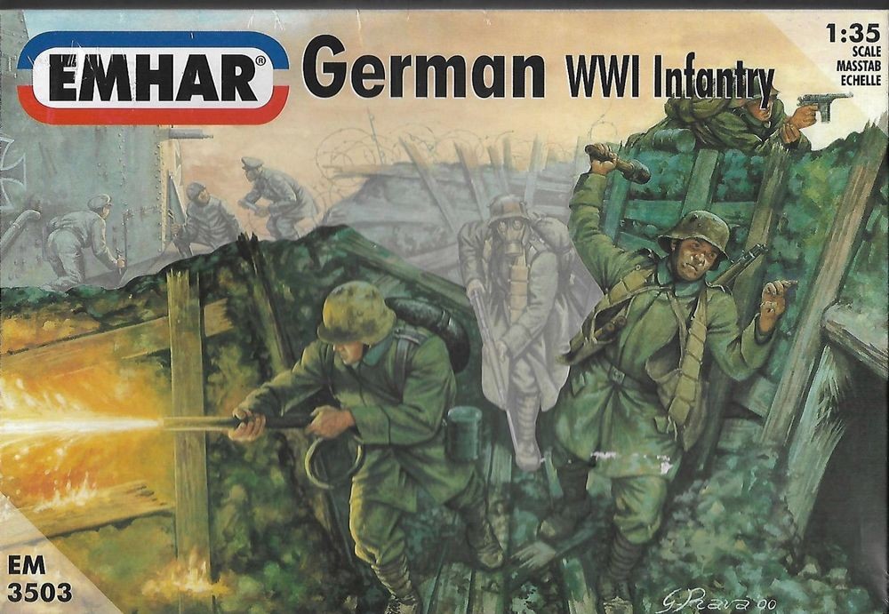 03503 EMHAR 1/32 FANTERIA TEDESCA WWI