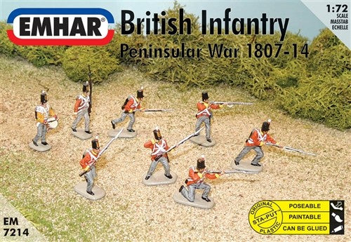 07214 EMHAR 1/72  British Infantry Peninsular War - Napoleon