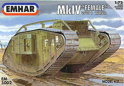 05002 EMHAR 1/72 MkIV Female WWI Tank