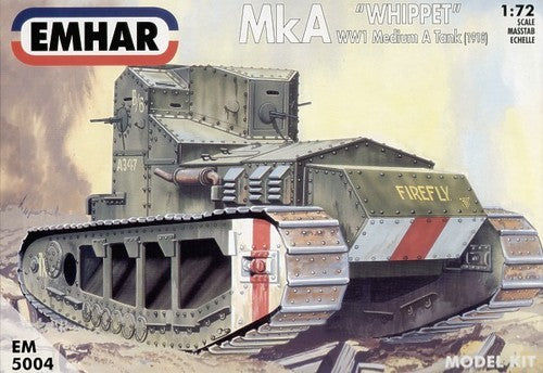 05004 EMHAR 1/72 Mk. A Whippet WWI Medium A Tank