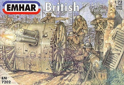 07202 EMHAR 1/72 ARTIGLIERIA INGLESE WWI