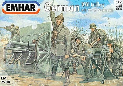 07204 EMHAR 1/72 ARTIGLIERIA TEDESCA WWI