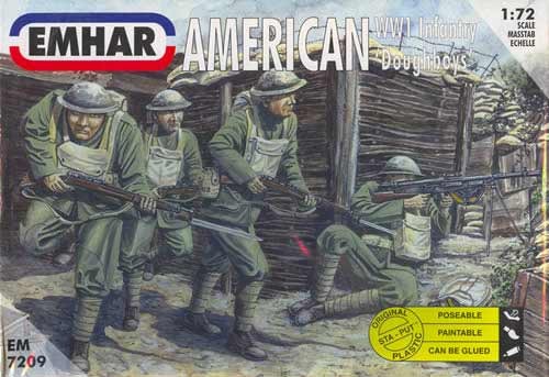 07209 EMHAR 1/72 FANTERIA AMERICANA WWI