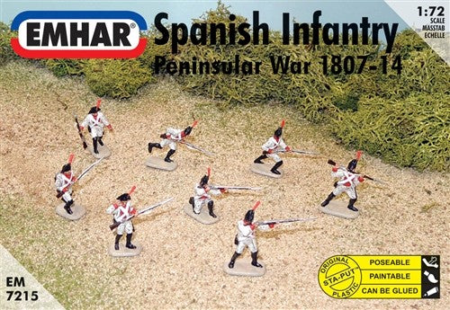 07215 EMHAR 1/72   Spanish Infantry Peninsular