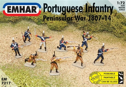 07217 EMHAR 1/72  Portuguese Infantry & Cazadores Peninsular War