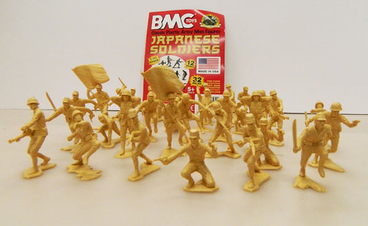 48589 Marx by BMC RECAST JAPANESE SOLDIERS 1/32