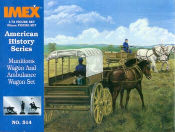 514 IMEX  1/72 CARRO MUNIZIONI - AMBULANZA