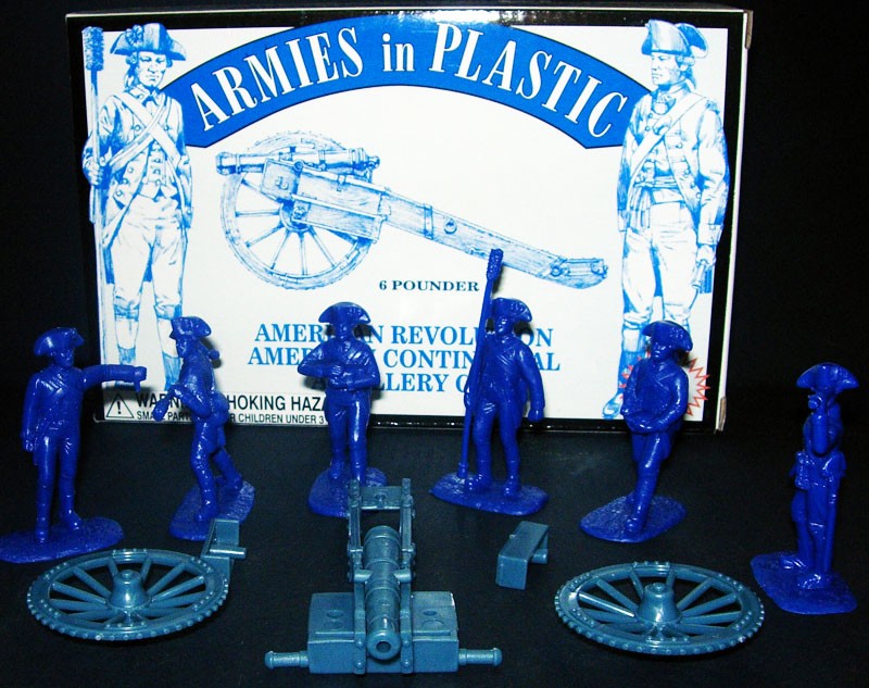5478 ARMIES IN PLASTIC SCALA 1/32 ARTIGLIERIA INDIPENDENZA AMERICANA