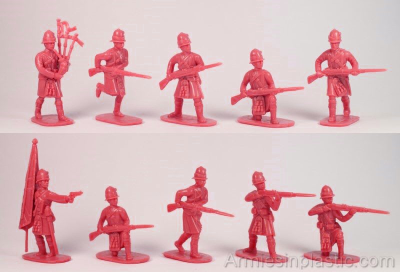 5416 ARMIES IN PLASTIC IN BAG 1/32 BRITISH ARMY ON CAMPAIGN Te-el-Kebir
