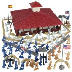 67010 BMC The Rough Riders Charge Up San Juan Hill Playset 1/32